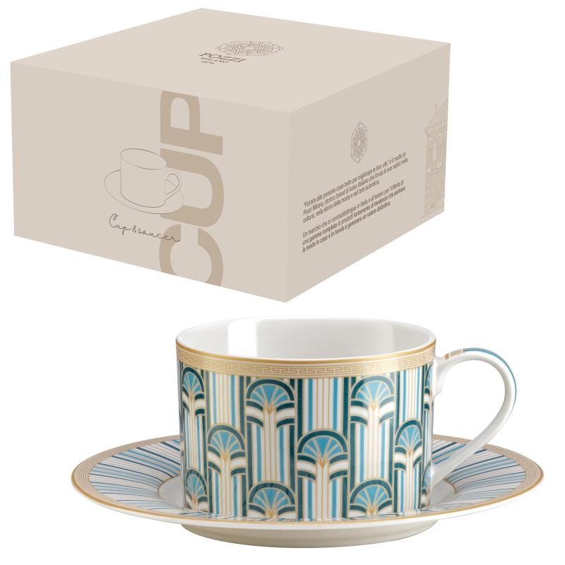 Tazza da tea c/piat.220 ml in NB in color box LIBERTY