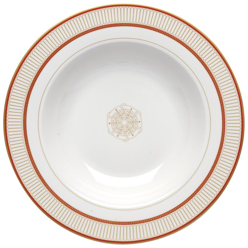 Piatto fondo in porc.NB Ø 21,5 cm. IMPERIAL