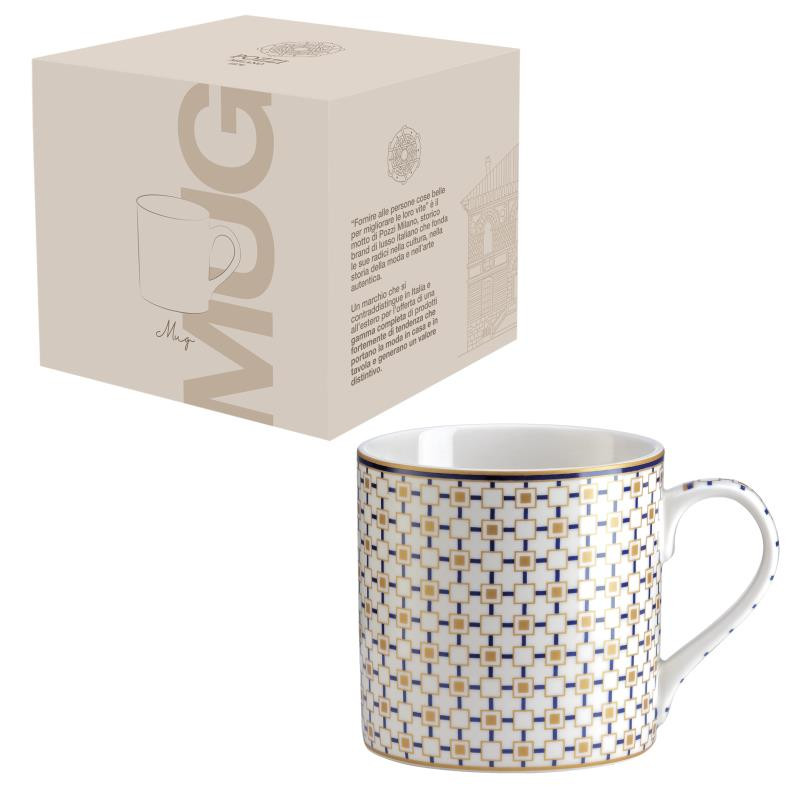 Mug singolo 400 ml in NB in color box CHARLES