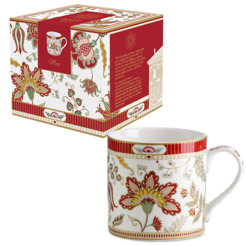 Mug singolo 400 ml in NB in color box KASHMIR