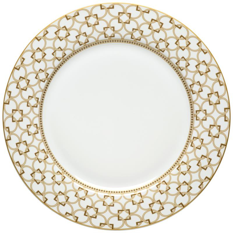 Piatto piano in porc.NB Ø 27 cm. DECO'