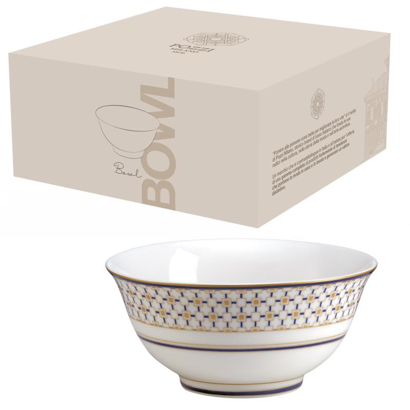 Ciotola Ø 15 cm in porc.NB in color box CHARLES