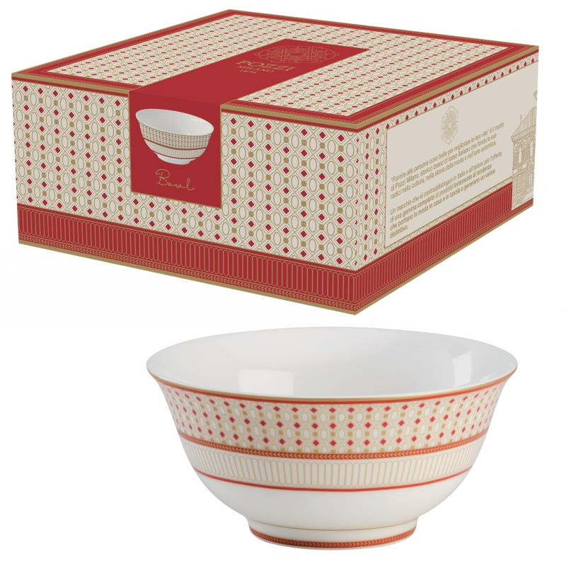 Ciotola Ø 15 cm in porc.NB in color box IMPERIAL