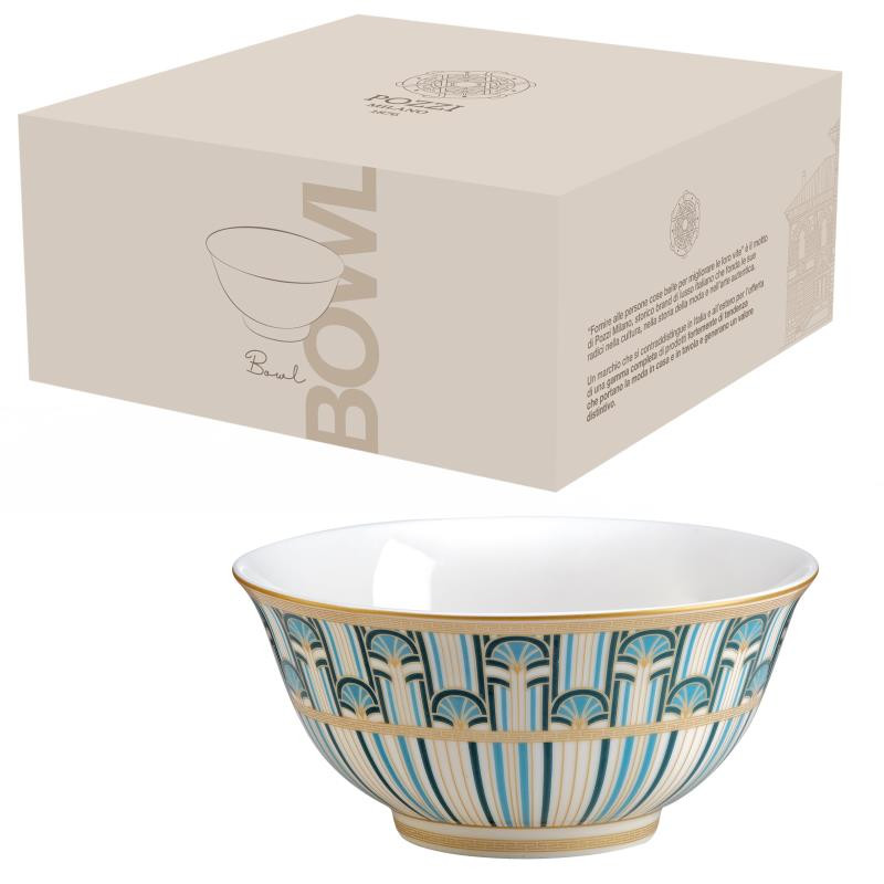 Ciotola Ø 15 cm in porc.NB in color box LIBERTY