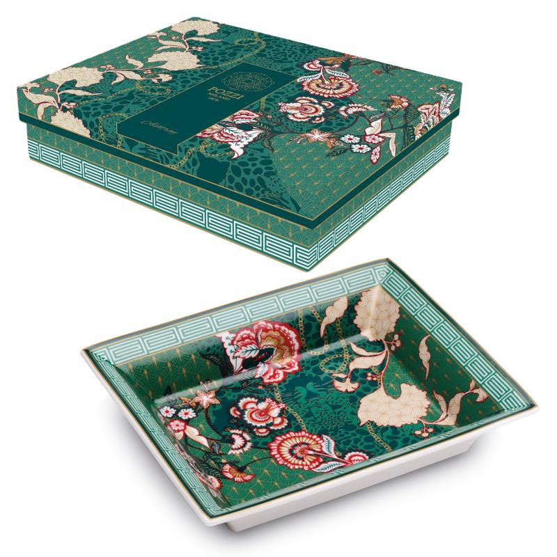 Svuota tasche 19,5x15,5 cm in porc.in gift box LIVING CHINTZ