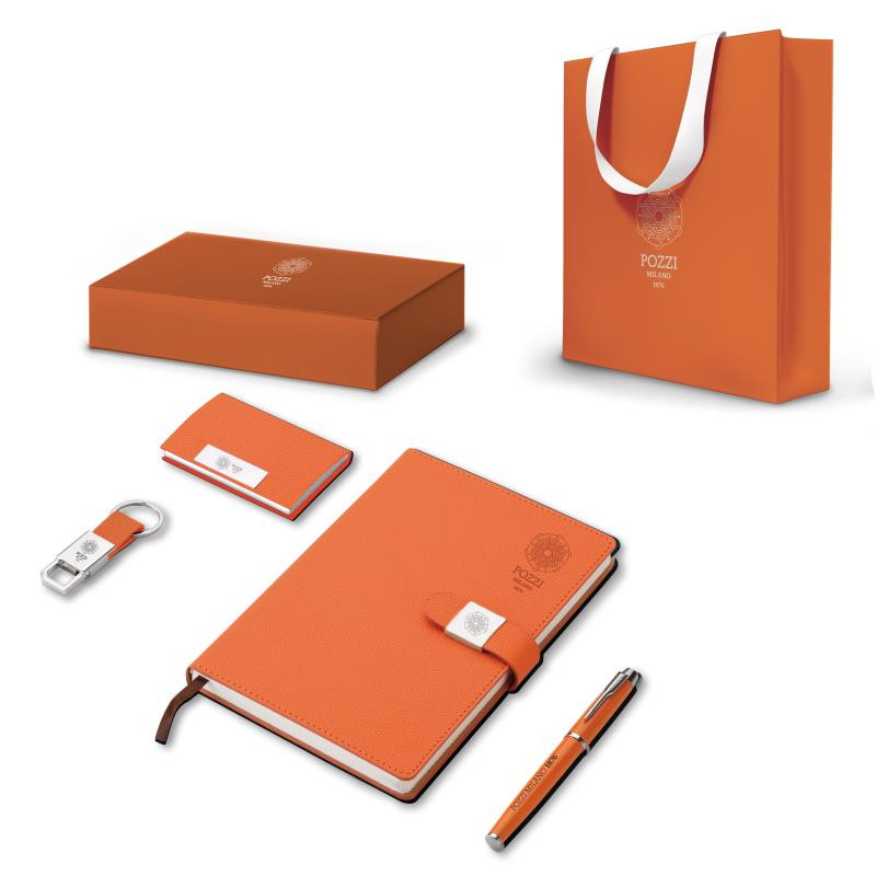 Set regalo note c/tacc.A5,pennastilo,ricarica,portachiavi e portabiglietti ARANC