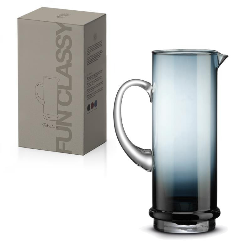 Caraffa da 1,3 L  in vetro in color box DARK BLUE