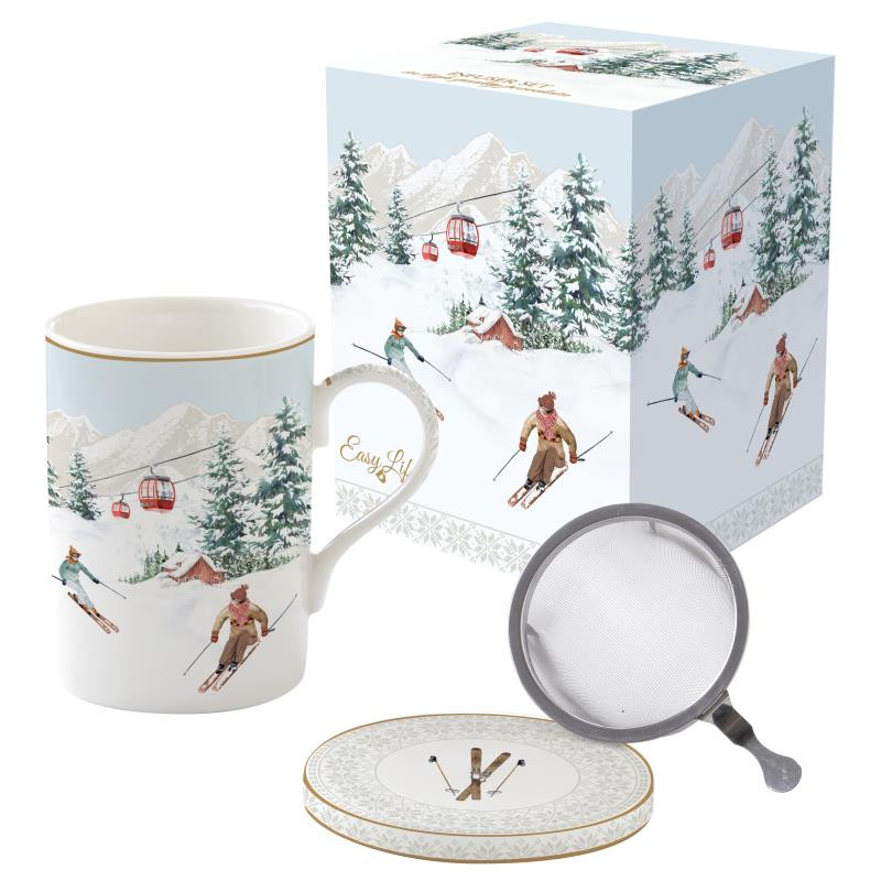 Infuser set 350 ml in color box CHALET