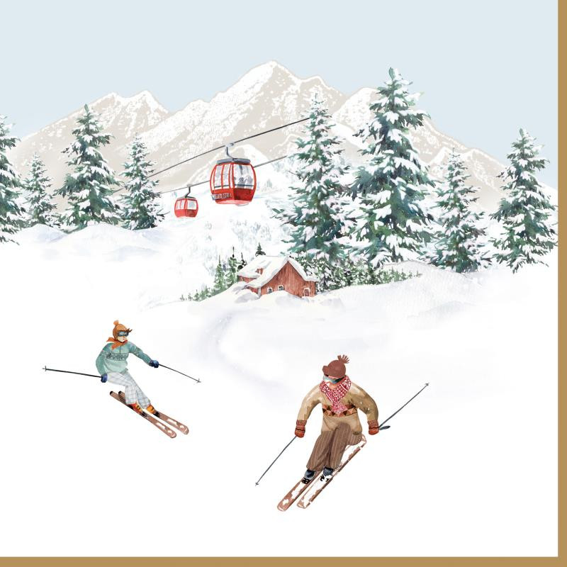 Conf.20 Tovaglioli Carta 33x33 CHALET