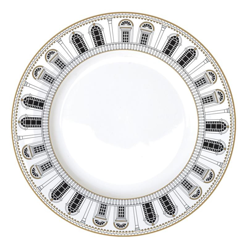 Piatto piano in porc.Ø 26,5 cm. PALAZZO