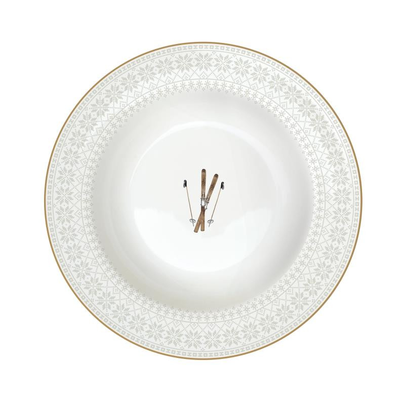 Piatto fondo in porc.Ø 21,5 cm. CHALET