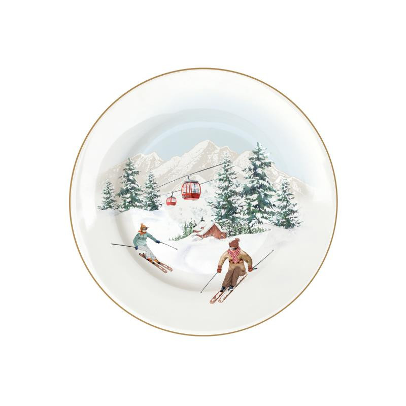 Piatto in porc.Ø 19 cm. CHALET