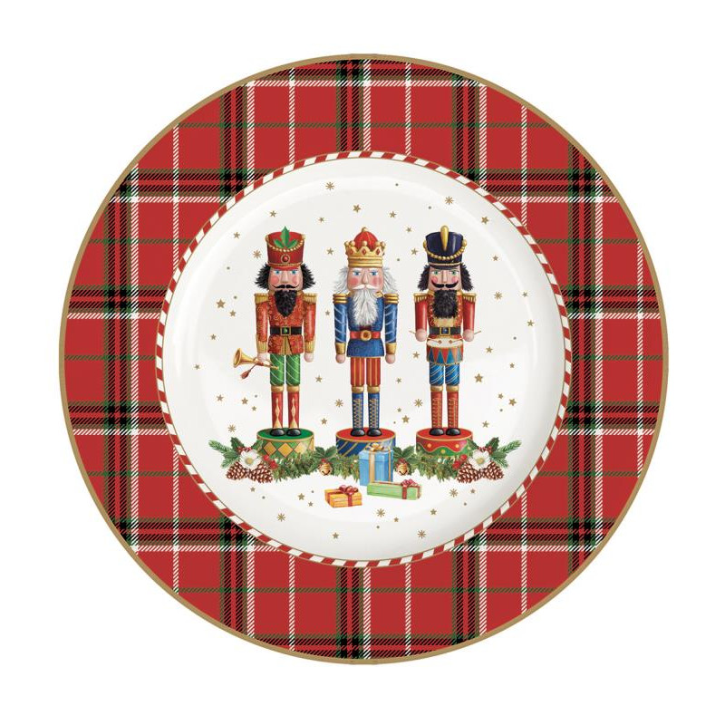 Piatto in porc.Ø 19 cm. VINTAGE NUTCRACKER