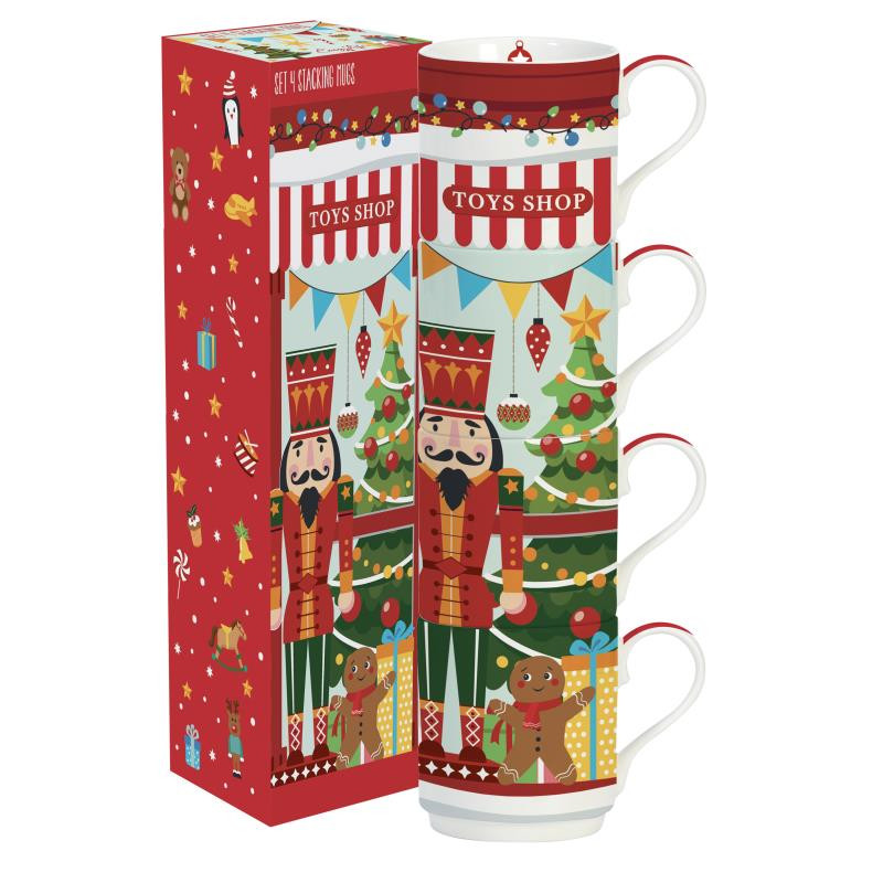 Stohovatelný hrnek 275 ml sada 4 kusy 275 ml in color box TOYS SHOP