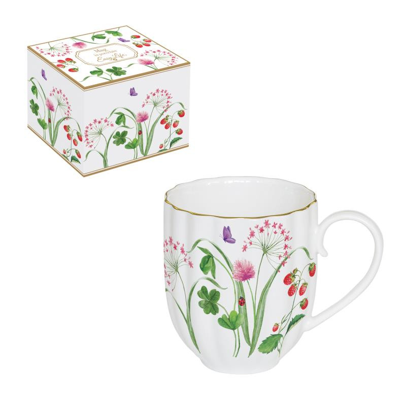 Mug 300 ml in porc.in color box EN PLEIN AIR