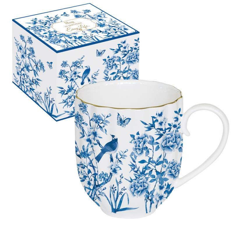 Mug 300 ml in porc.in color box PARADISE GARDEN