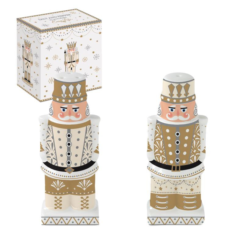 Set sale & pepe h 9 cm in porc.in color box ROYAL NUTCRACKER