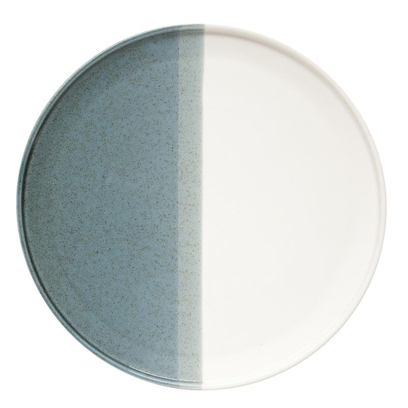 Piatto piano in porc.Ø 26 cm DOUBLE GREEN