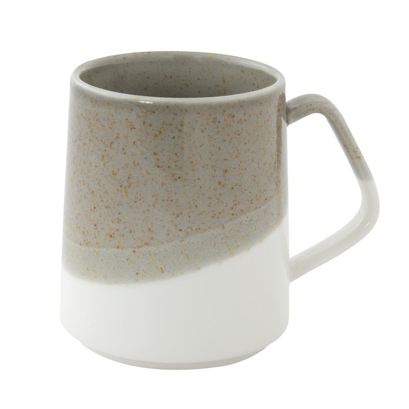 Mug 380 ml in porc.  DOUBLE BEIGE