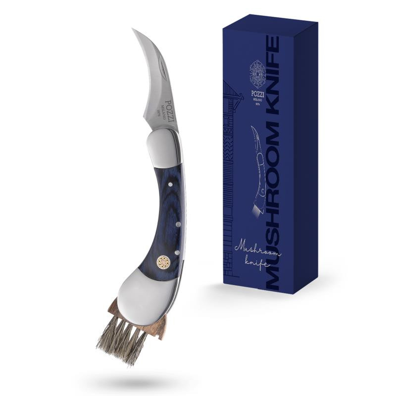 Coltello per funghi in gift box BLUE