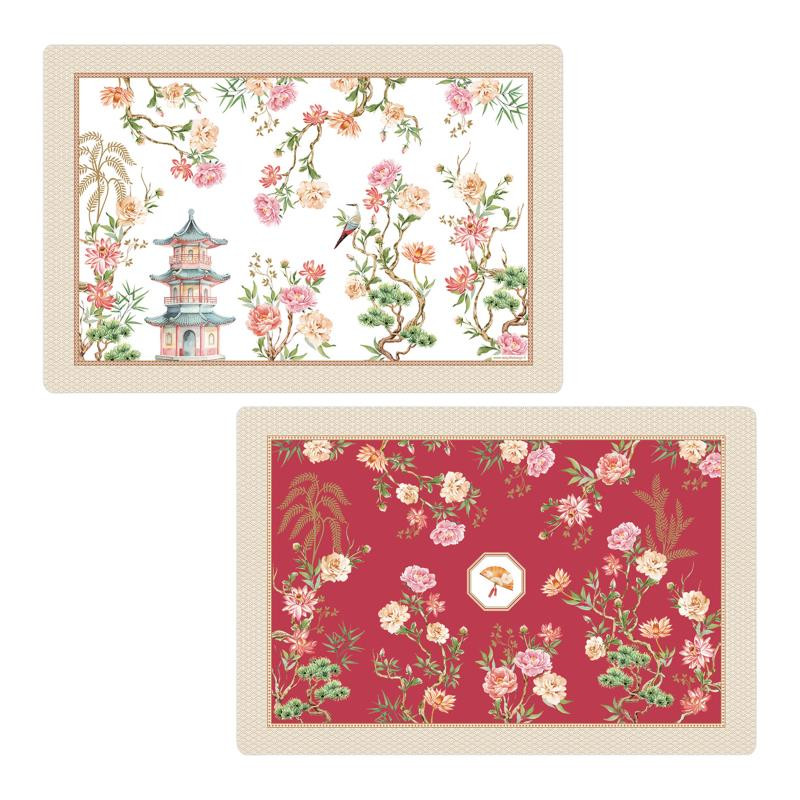 Tovaglietta PPL 45x30 fronte/retro JARDINS D'ORIENT