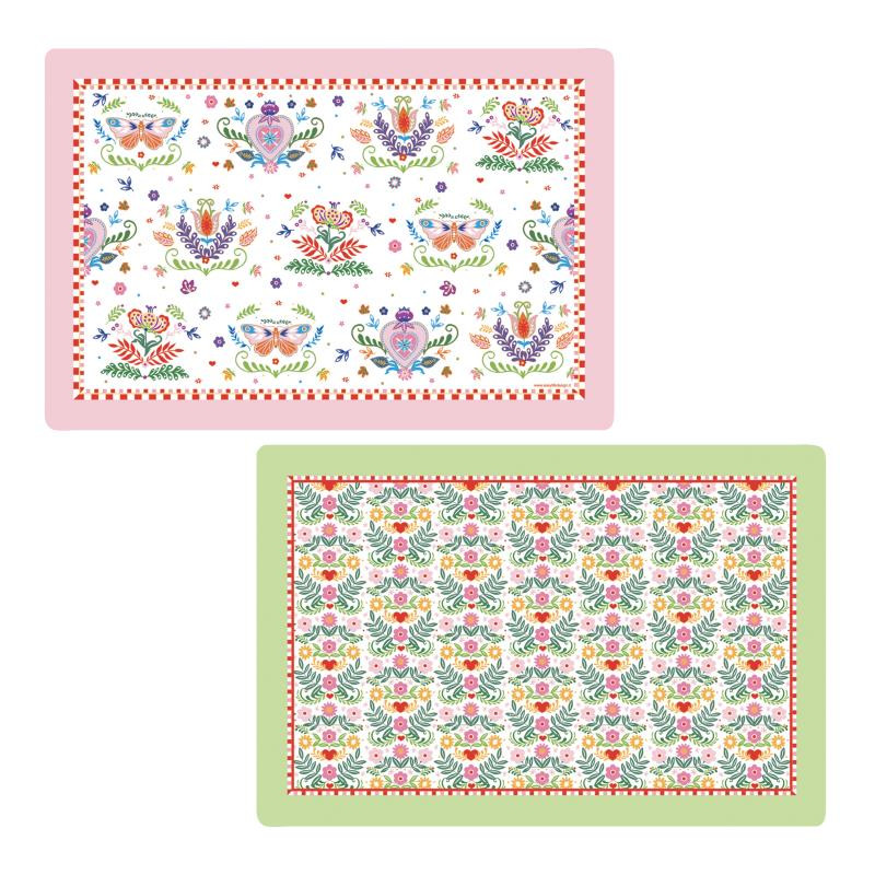 Tovaglietta PPL 45x30 fronte/retro SPRING FOLK