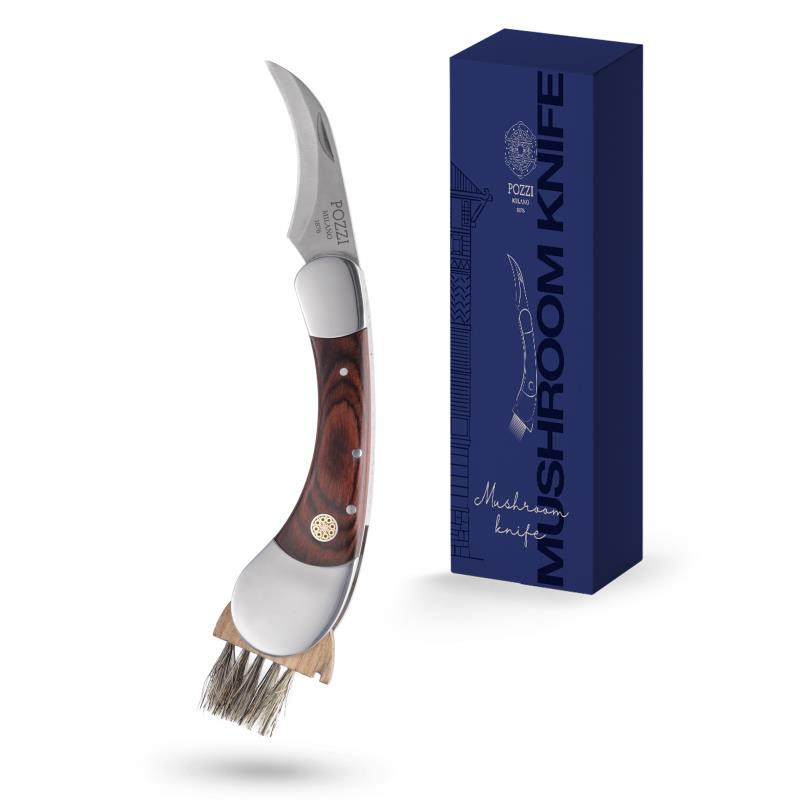 Truffle mushroom knife in gift box BROWN