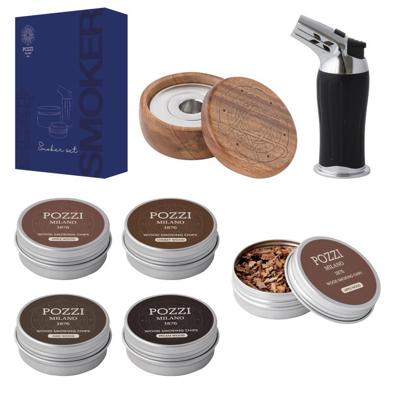 Set 7 pz affumicatore in gift box
