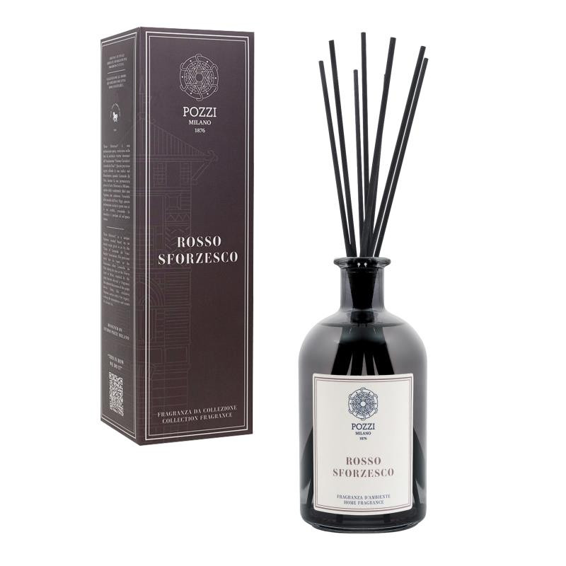 Fragranza d'ambiente cap. 250 ml in color box ROSSO SFORZESCO