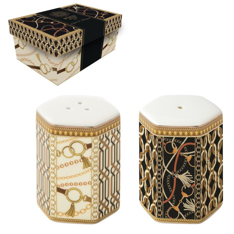 Set sale e pepe in porcellana in gift box LUXURY CHAIN
