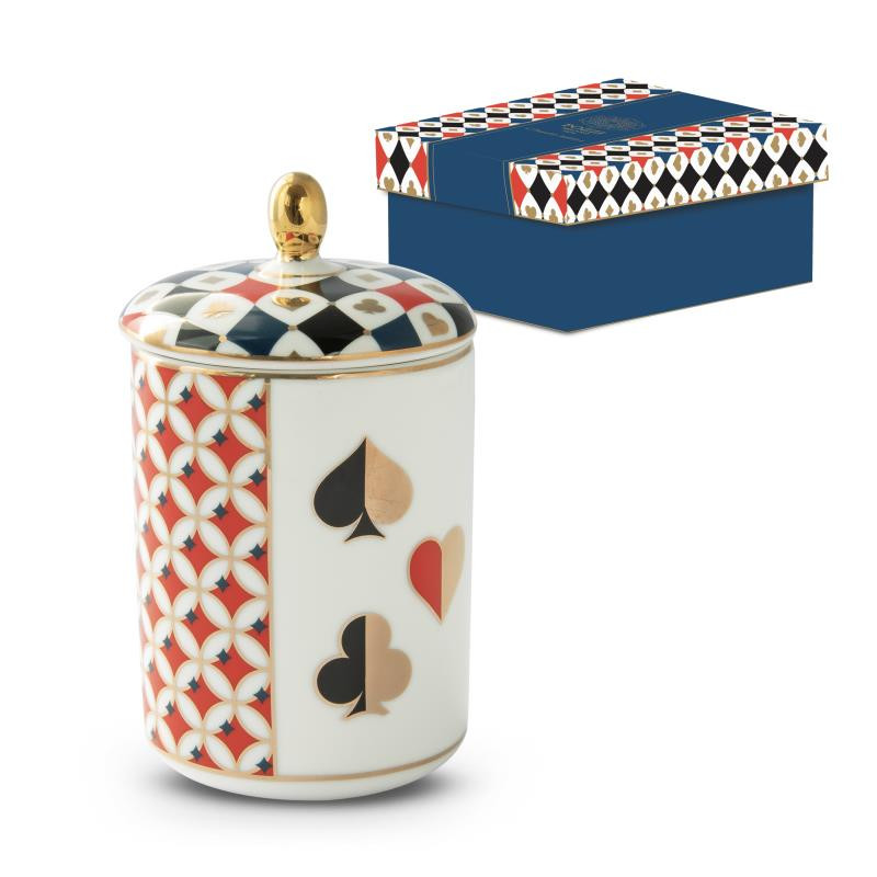 Candela profumata in vasetto di porcellana in gift box CASINO'