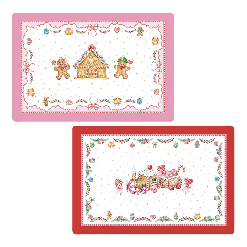 Tovaglietta PPL 45x30 fronte/retro SWEET CHRISTMAS