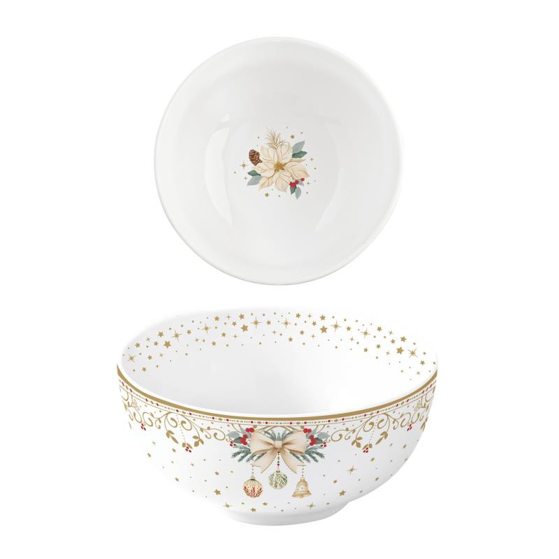 Ciotola in porcellana Ø 12 cm WHITE ELEGANCE