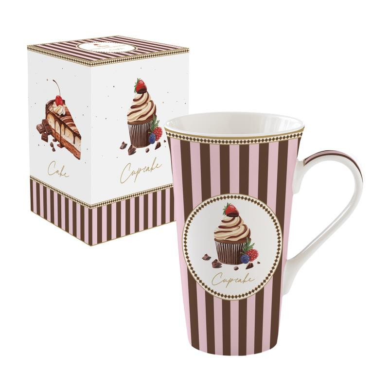 Mug 600 ml in porc.in color box SWEET MOMENTS