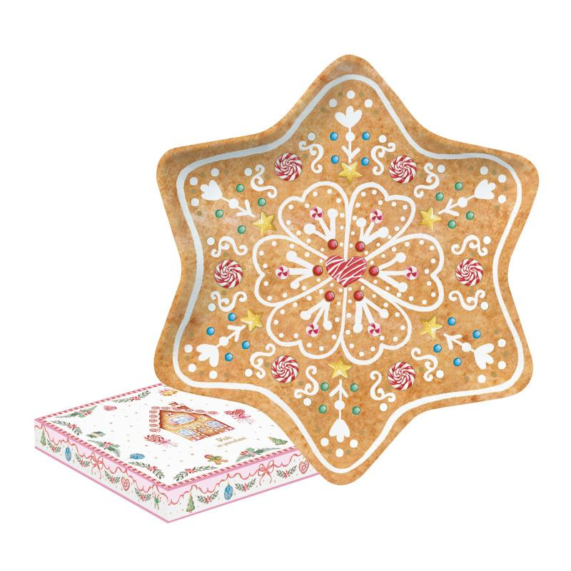 Piatto Ø 22,5 cm in porc.in c.b. SWEET CHRISTMAS