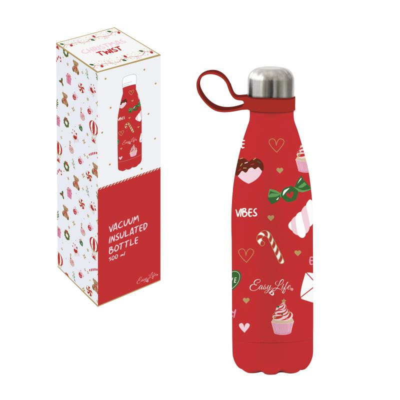 Bottiglia termica 500 ml in c.b. CHRISTMAS TWIST