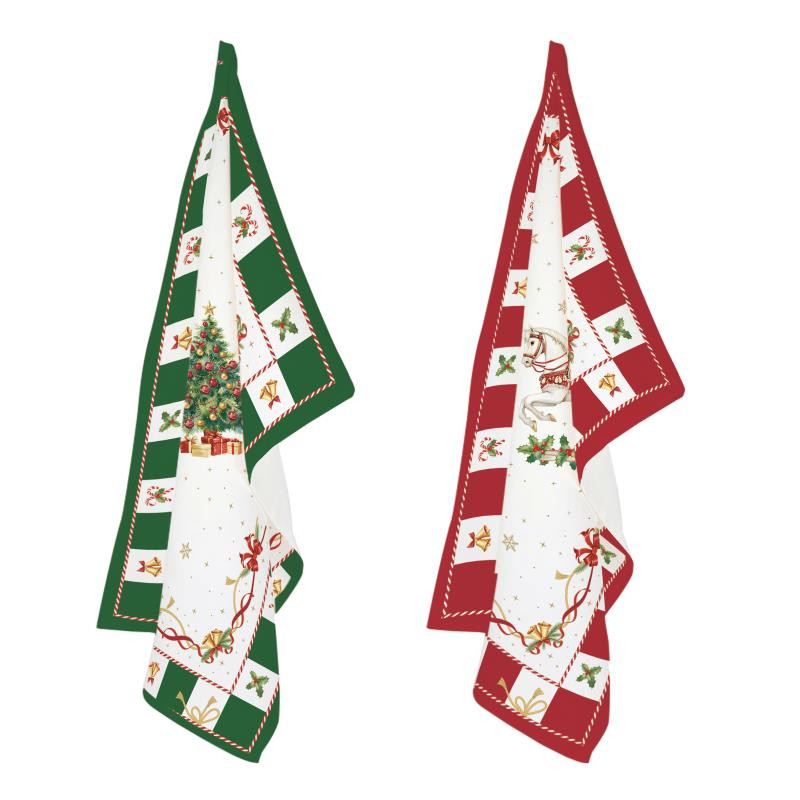 Set 2 strofinacci 70x50 cm CHRISTMAS TALE